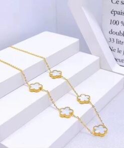 21046 - Collar Blanco Armado Van cleef