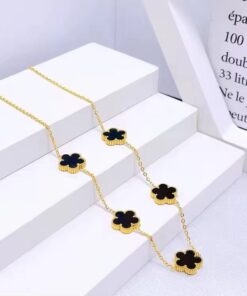 21046-1 Collar Negro Armado Van cleef