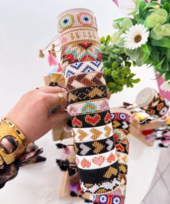 41091 - Pulsera  mostacilla figuras