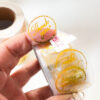 92001-16 Rollo sticker Thank You dorado transparente