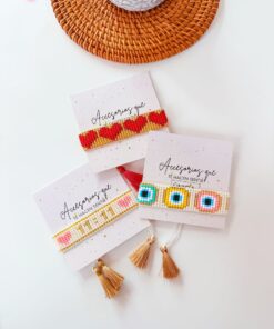 41091 - Pulsera  mostacilla figuras