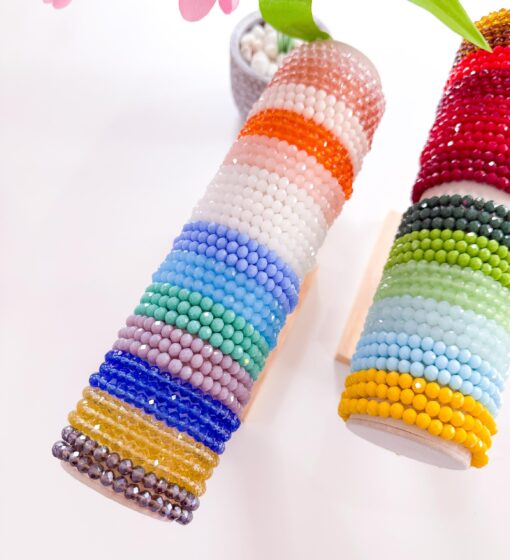 41093 - Pack 6 pulseras cristales - Imagen 4