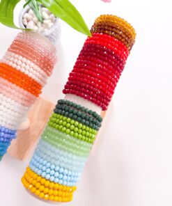 41093 - Pack 6 pulseras cristales
