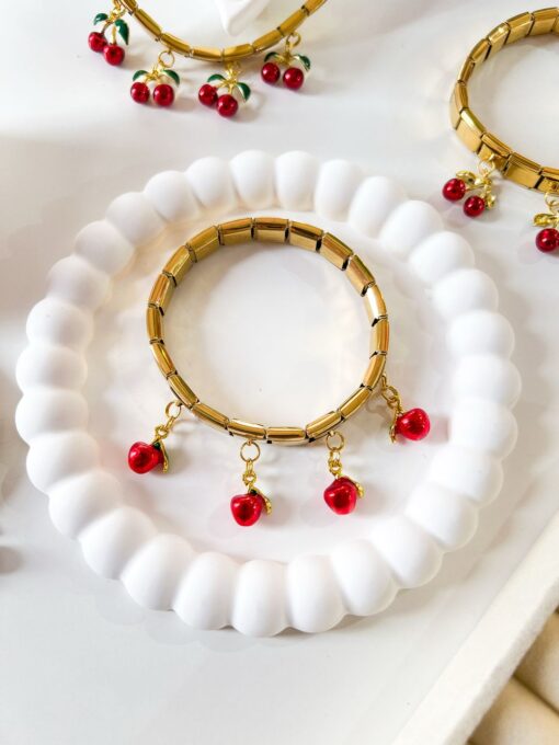 41094-1 - Pulsera acero con manzanas