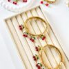 41094-2 Pulsera acero con fresas