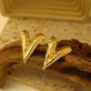 80065 - Zarcillos corazon en V