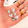 50067 - Paquete Figuras corazon estrella blanco