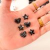 50067 - Paquete Figuras corazon estrella negro