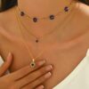 21044 - Set Collar triple azul