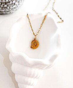 21089 - Collar caracol dorado