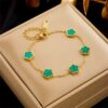 41004 - Pulsera Verde Acero Van cleef