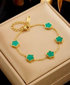 41004 - Pulsera Verde Acero Van cleef