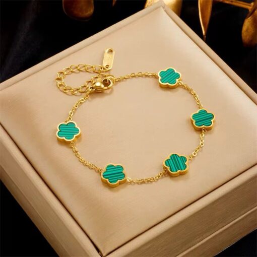 41004 - Pulsera Verde Acero Van cleef