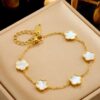 41004-2 Pulsera Blanco Acero Van cleef