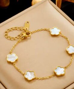 41004-2 Pulsera Blanco Acero Van cleef
