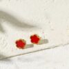 80019 - Zarcillos Rojo Van cleef Acero