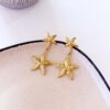 80160 - zarcillos doble estrella de mar
