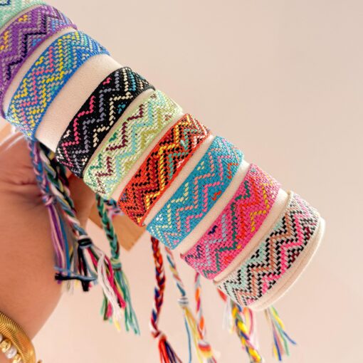 41107 - Pulsera tela multicolor - Imagen 2