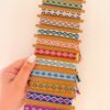 41107 - Pulsera tela multicolor