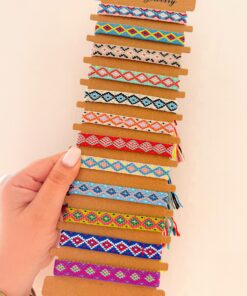41107 - Pulsera tela multicolor