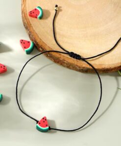 41112 - Pulsera armada hilo negro patilla