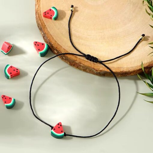 41112 - Pulsera armada hilo negro patilla
