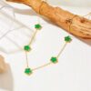21046-3 Collar Verde Armado Van cleef