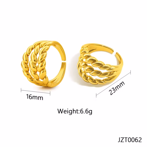 30002-12 Anillos Rodio espigas