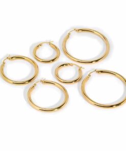 80026 - zarcillos argollas circulares
