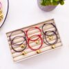 #9 - Combo 6 pulseras armadas con corazon