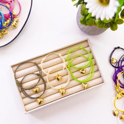 #9 - Combo 6 pulseras armadas con corazon - Imagen 5