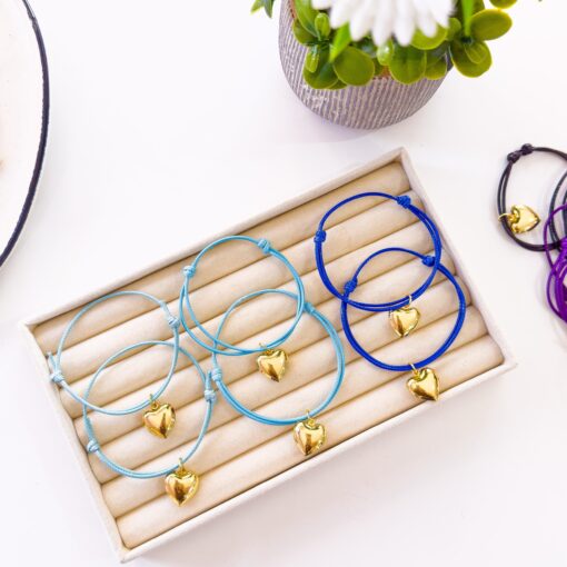 #9 - Combo 6 pulseras armadas con corazon - Imagen 6