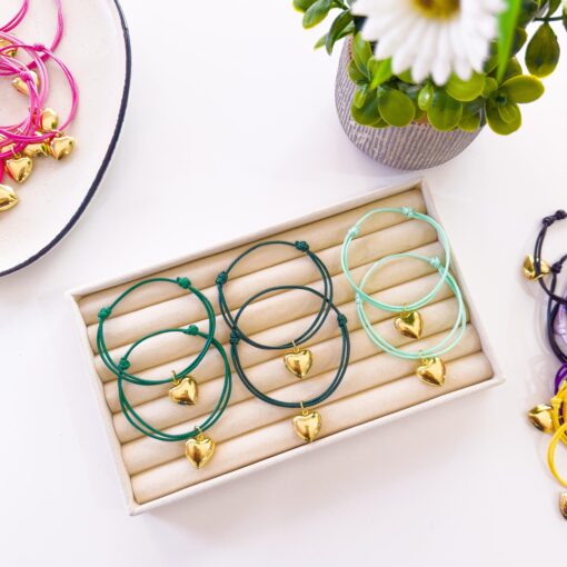 #9 - Combo 6 pulseras armadas con corazon - Imagen 7