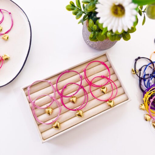 #9 - Combo 6 pulseras armadas con corazon - Imagen 8