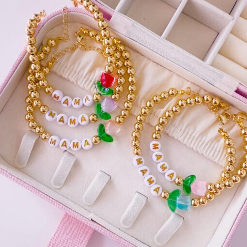 41115 - Pulsera balines MAMA