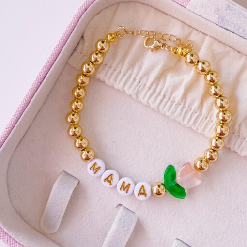 41115 - Pulsera balines MAMA - Imagen 2