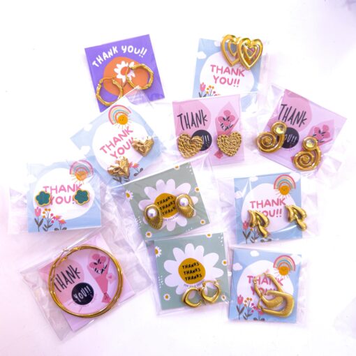 #11 - Combo 6 pares zarcillos x 12$
