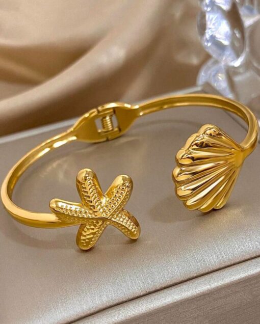 41114 - Pulsera acero marina concha - Imagen 2