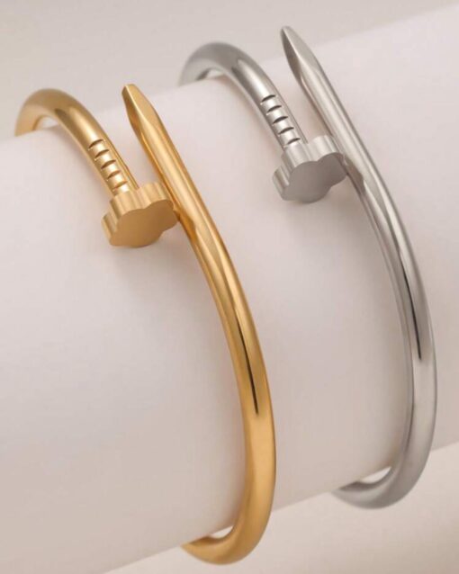 41040-1 Pulsera Plateado Acero clavo