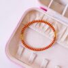 41115-1 Pulsera rojo acero esmaltada