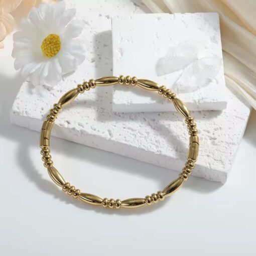 41125 - Pulsera acero dorada
