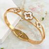 41126 - Pulsera acero triple flor