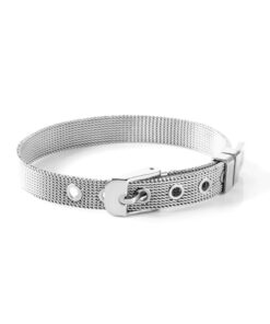 41134-1 Pulsera plateado correa reloj acero