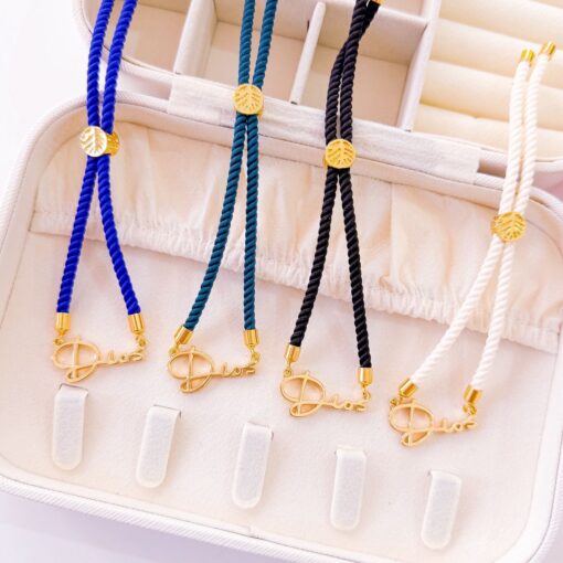 41013 - Pulsera armada con dije dios