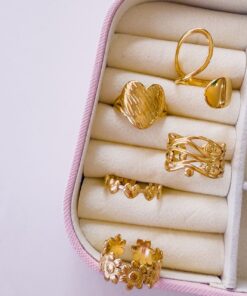 30001-7 Anillos Acero dorado