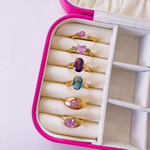 30001-6 Anillos Acero cristal color