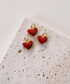 20027 - Dije corazón rojo