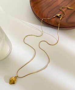 21030-3 Collar Fresa dorada Acero