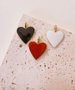 20007 - Dije corazon esmaltado