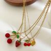 21030 - Collar cereza, fresa